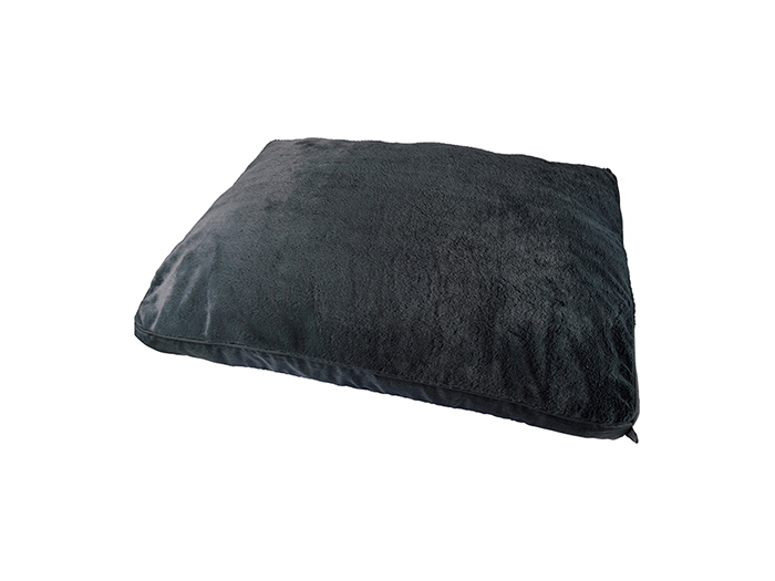 newton-polyester-fleecy-rectangular-pet-cushion-charcoal-grey-100cm-x-70cm