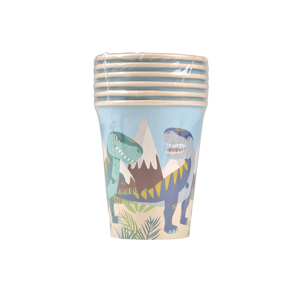 happy-dinosaur-party-paper-cups-set-of-6-pieces-230ml