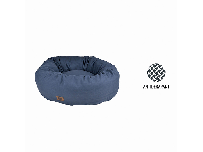pet-polyester-round-cushion-bed-blue-55cm-x-25cm