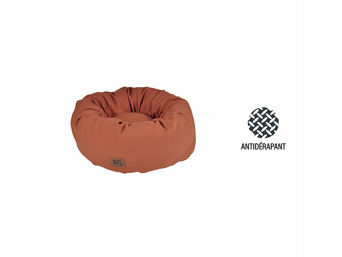 pet-polyester-round-cushion-bed-orange-55cm-x-25cm