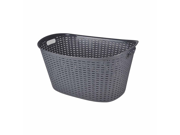rattan-design-perforated-laundry-basket-grey-28l