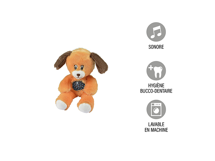 dog-soft-toy-polyester-with-sound-brown-27cm