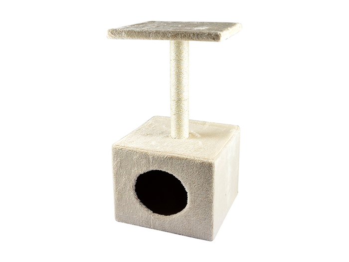 playing-cat-tree-with-kennel-beige-30cm-x-30cm-x-58cm