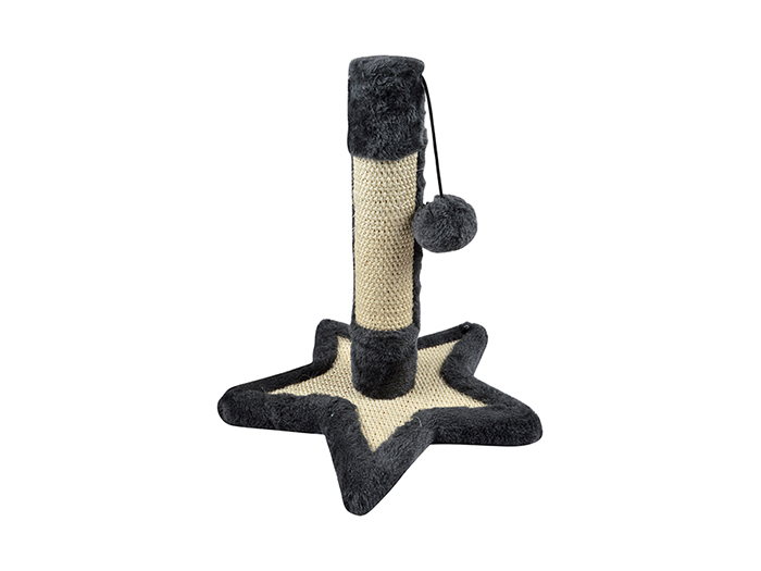 star-shaped-cat-tree-scratcher-toy-dark-grey-33-cm