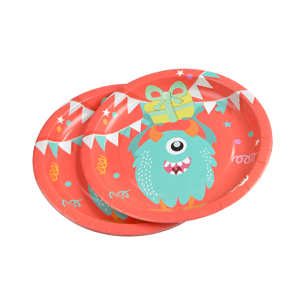 monsters-design-party-paper-plates-set-of-6-pieces-23cm