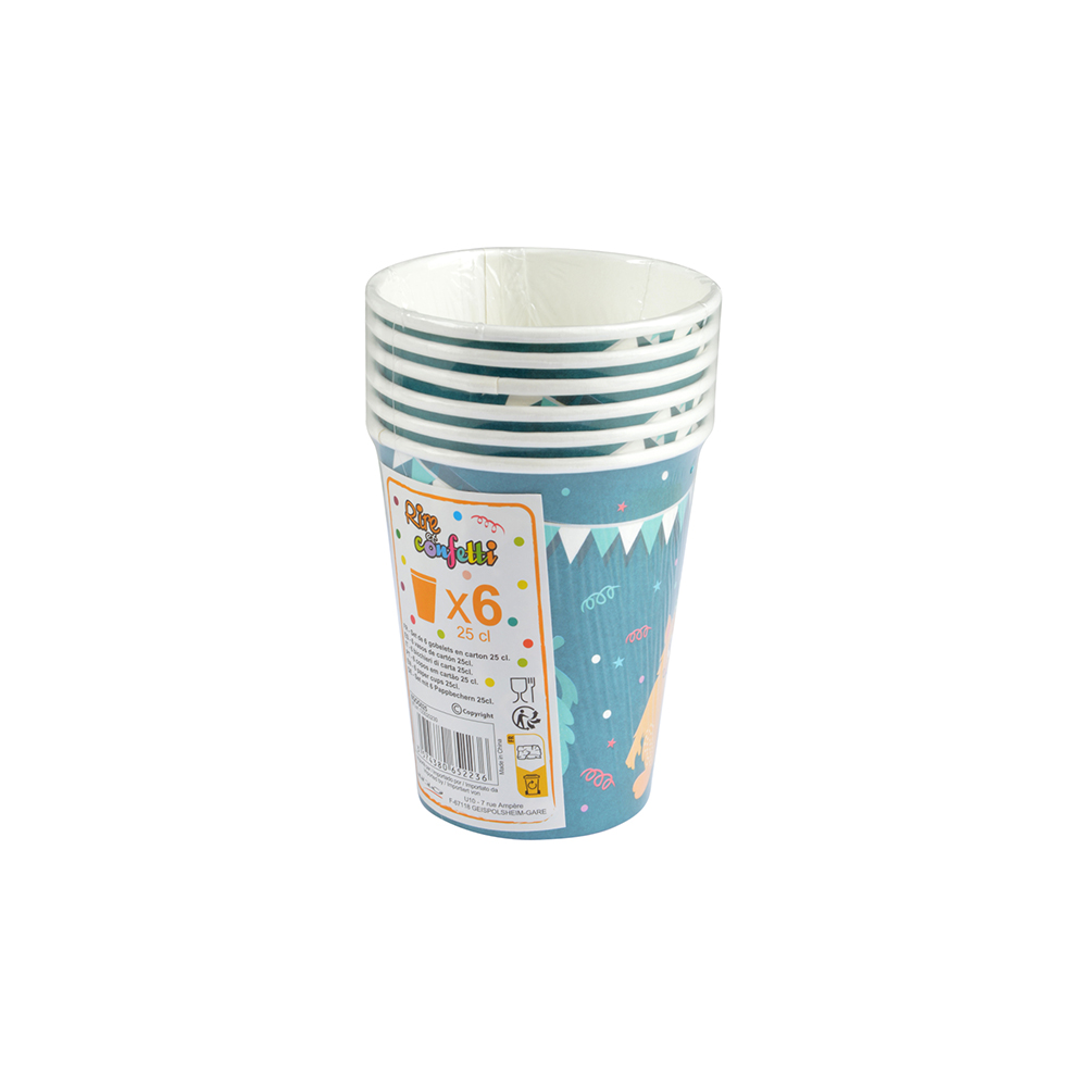 monsters-party-paper-cups-set-of-6-pieces-250ml