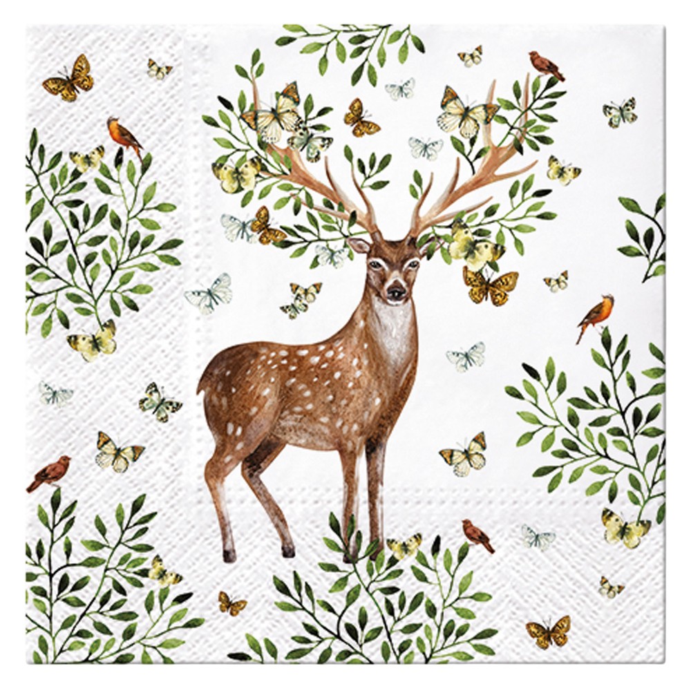 christmas-paper-napkins-deer-butterflies-forest-leaves-33-x-33cm