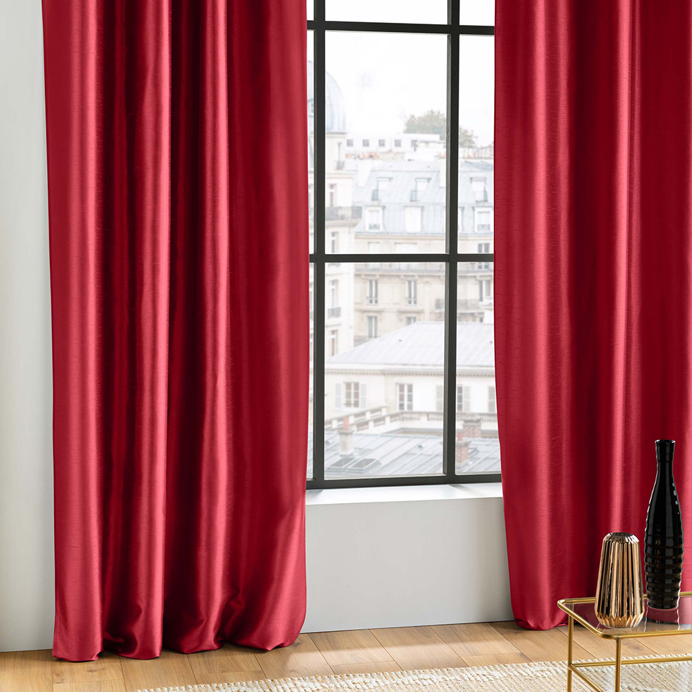 shana-silk-eyelet-polyester-curtain-red-140cm-x-240cm