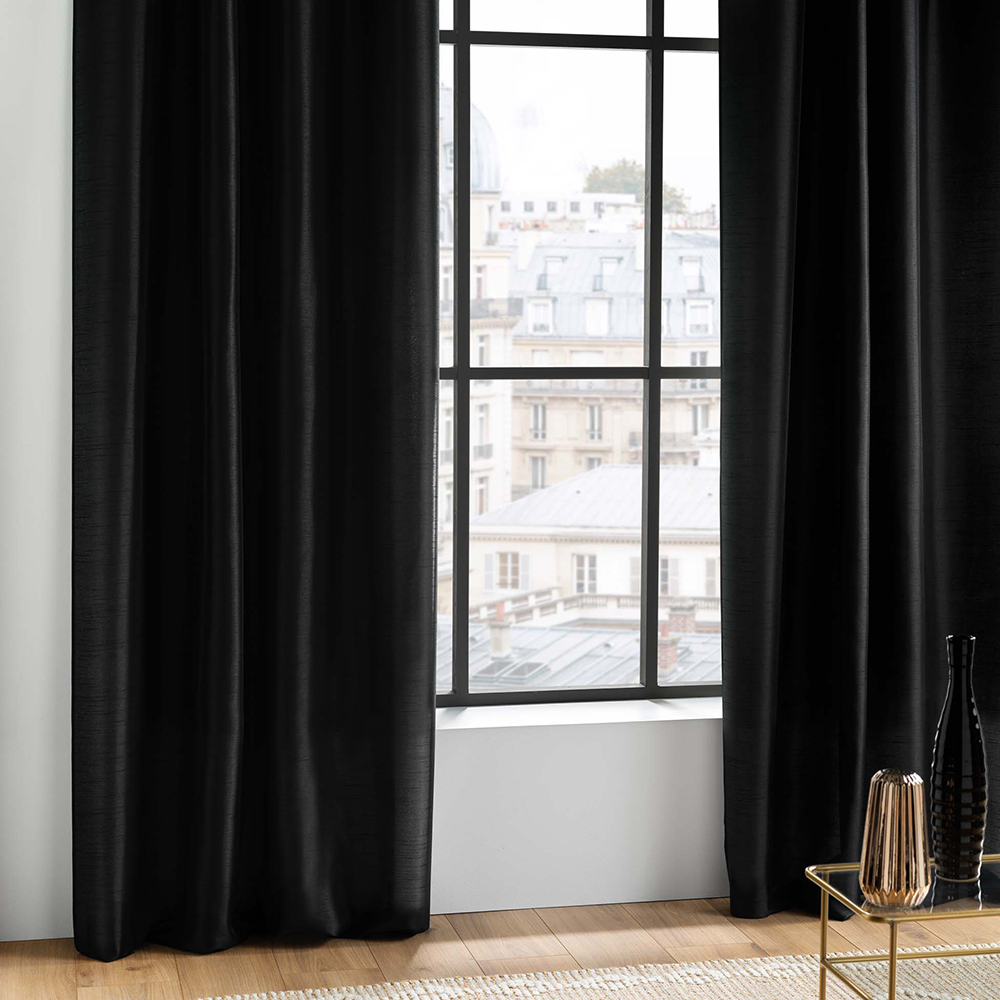 shana-silk-eyelet-polyester-curtain-black-140cm-x-240cm