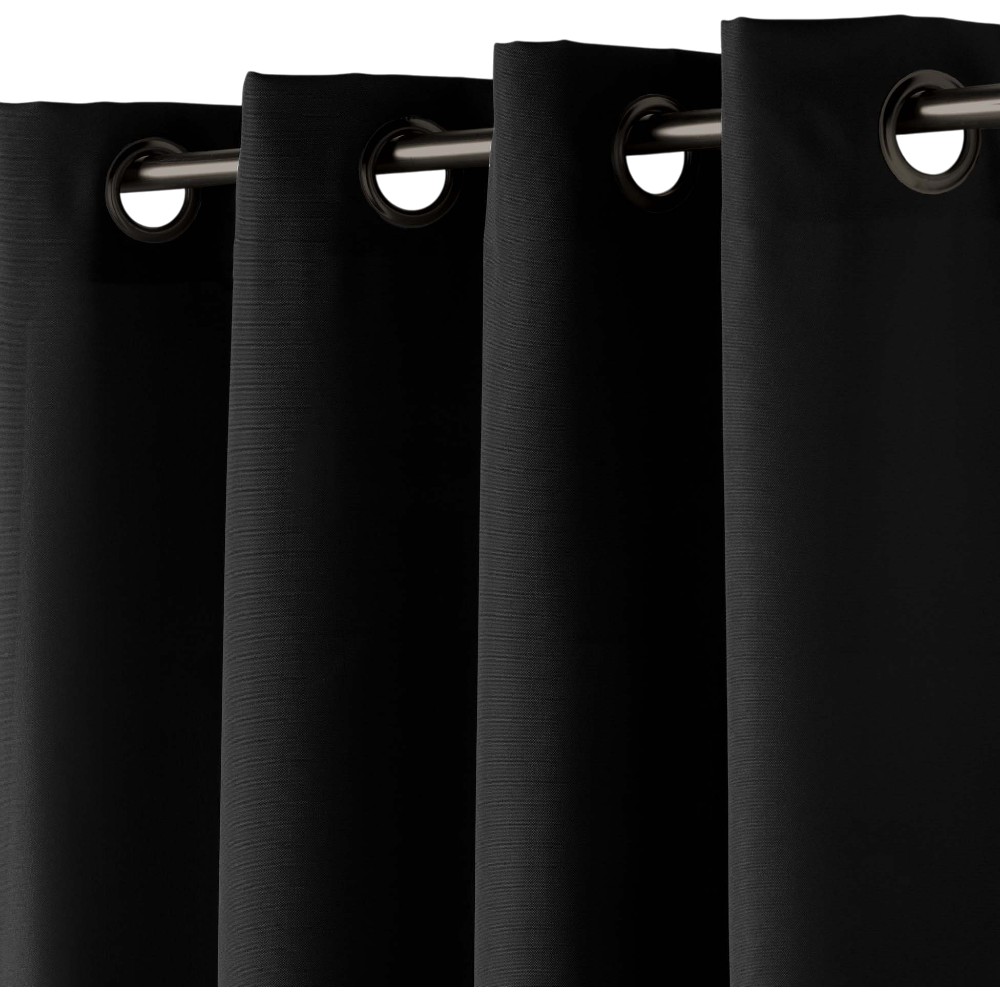 douceur-d’intérieur-essentiel-polyester-eyelet-curtain-140-×-260-cm-black
