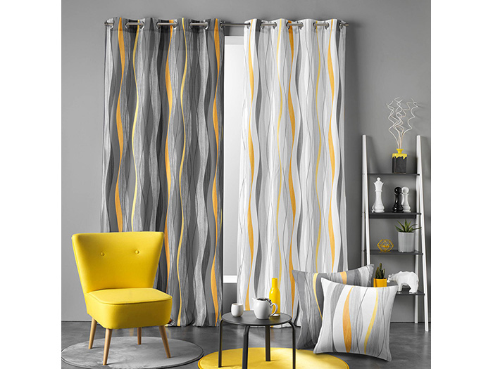 ondulys-printed-polyester-eyelet-curtain-yellow-and-white-140cm-x-260cm