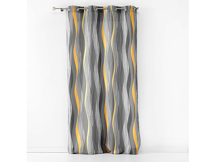 ondulys-printed-polyester-eyelet-curtain-140-x-260-cm-grey-and-yellow