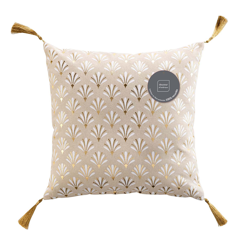 rafina-fringe-pom-pom-cushion-with-removable-cover-metallic-print-40cm-x-40cm