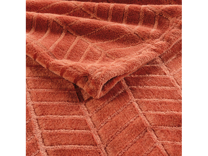 arya-embossed-flannel-blanket-terracotta-orange-180cm-x-220cm