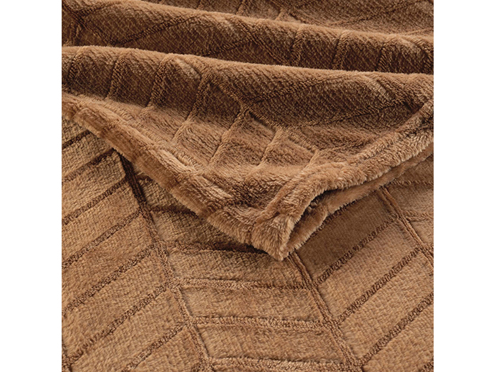 arya-embossed-flannel-blanket-brown-180cm-x-220cm