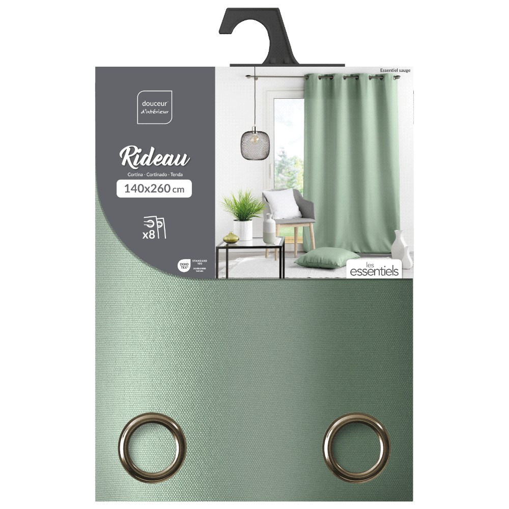 douceur-d’intérieur-essentiel-polyester-eyelet-curtain-140-×-260-cm