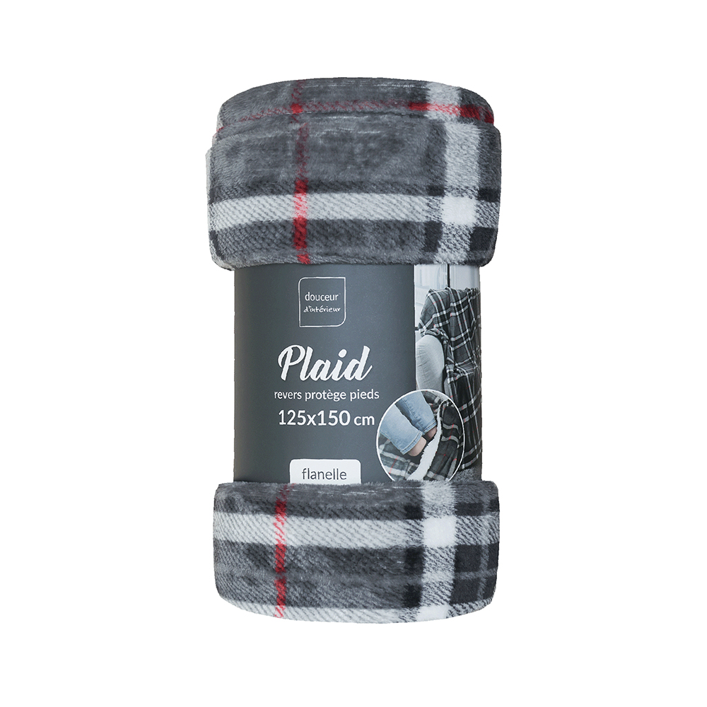 scottish-printed-flannel-blanket-with-foot-pocket-grey-125cm-x-150cm