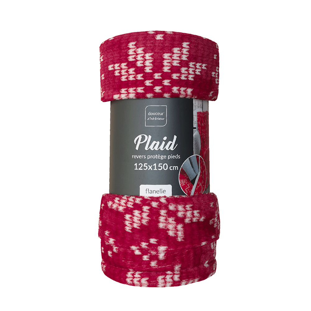 holly-printed-flannel-blanket-with-foot-pocket-red-125cm-x-150cm