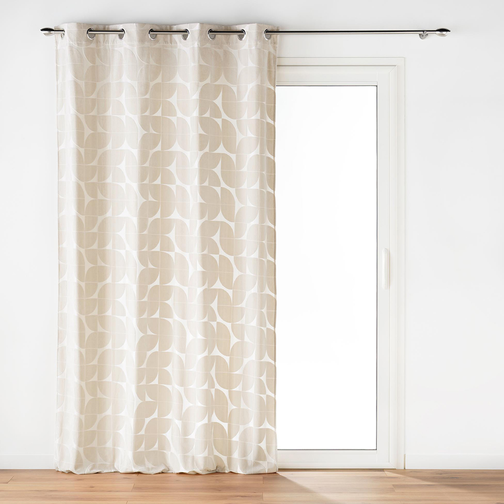 geolia-half-circle-design-eyelet-curtain-beige-white-135cm-x-260cm