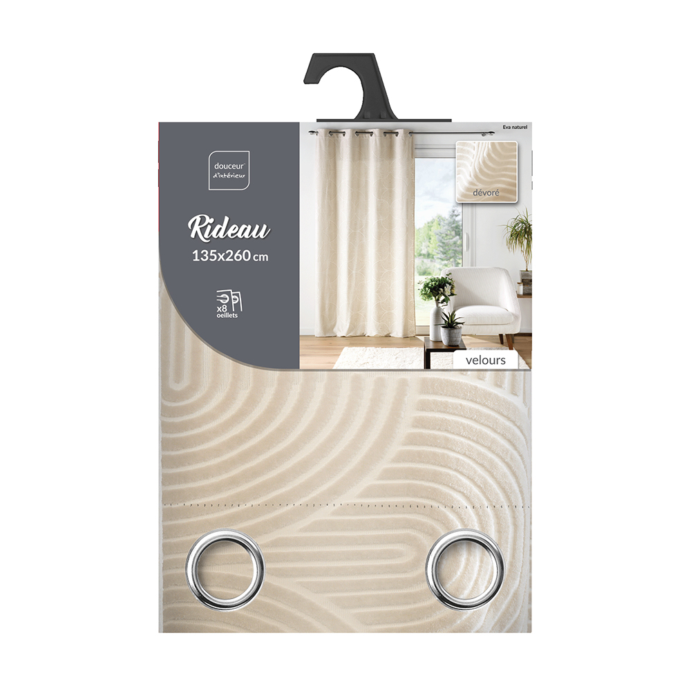 geolia-circles-design-eyelet-curtain-beige-white-135cm-x-260cm