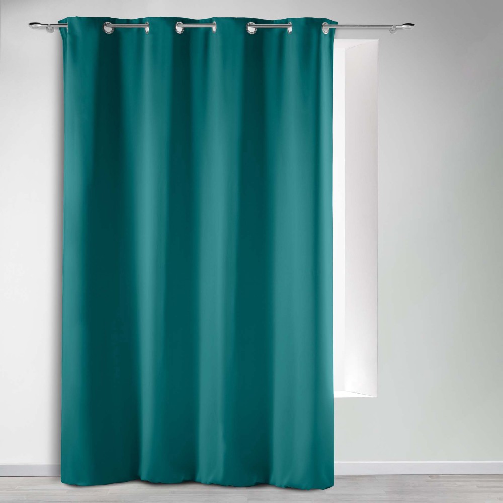 curtain-with-eyelets-plain-blackout-occult-peacock-blue-135-cm-x-240-cm