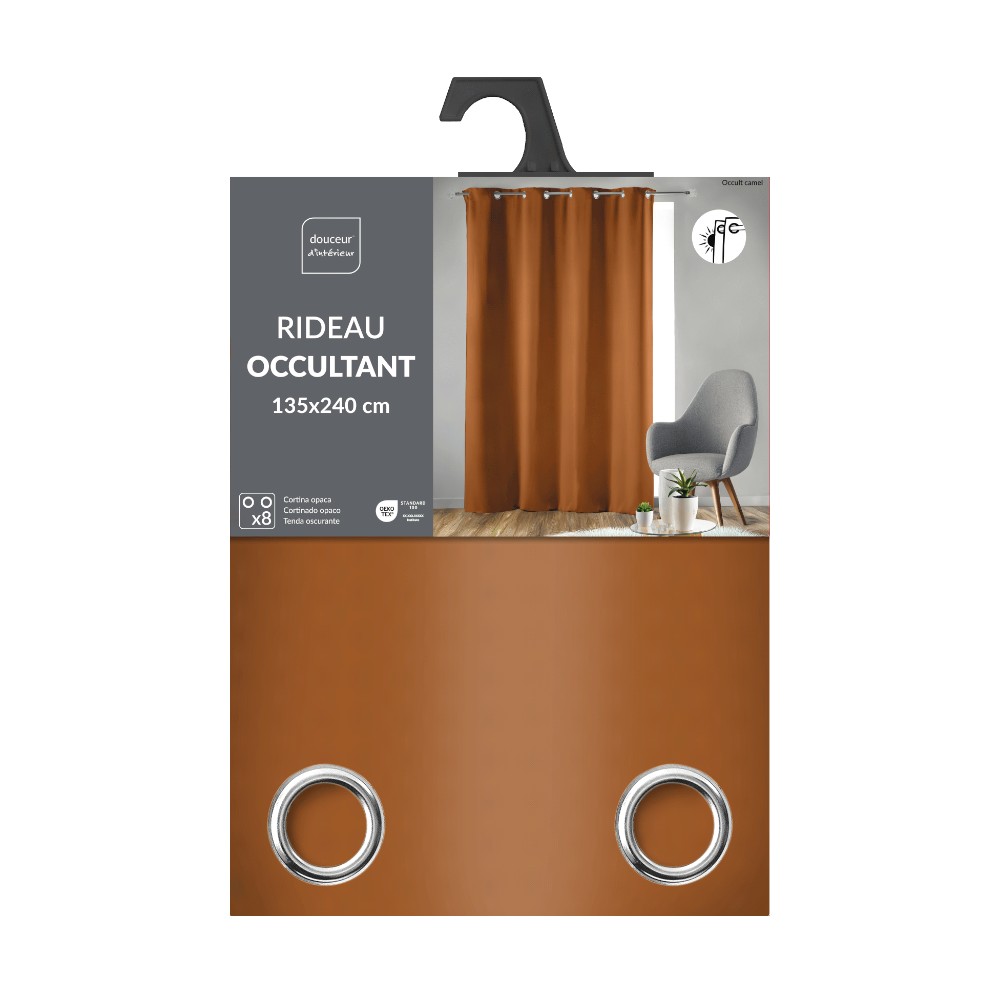 curtain-with-eyelets-plain-blackout-occult-camel-brown-135-cm-x-240-cm