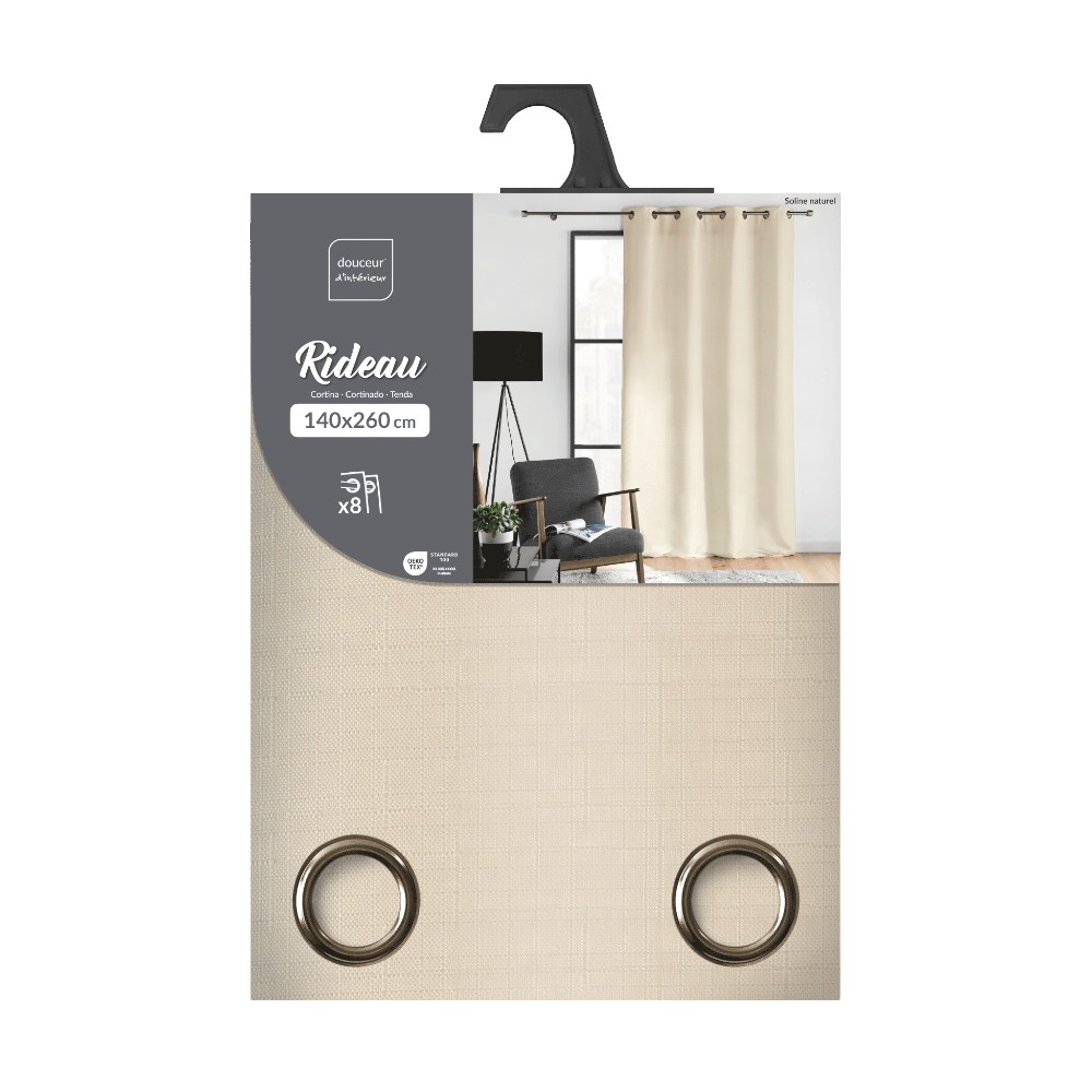 curtain-with-eyelets-polyester-soline-beige-140-cm-x-260-cm