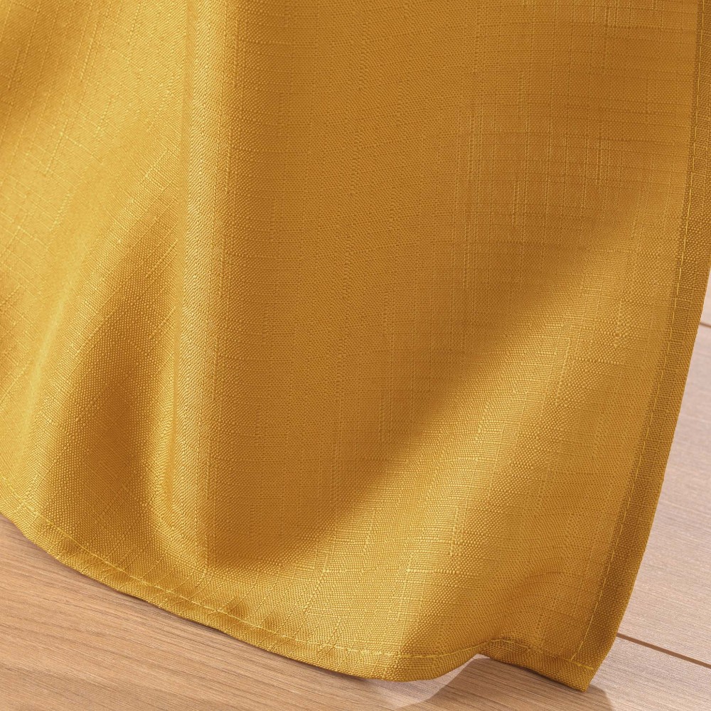 curtain-with-eyelets-polyester-soline-ochre-140-cm-x-260-cm