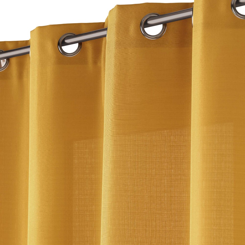 curtain-with-eyelets-polyester-soline-ochre-140-cm-x-260-cm