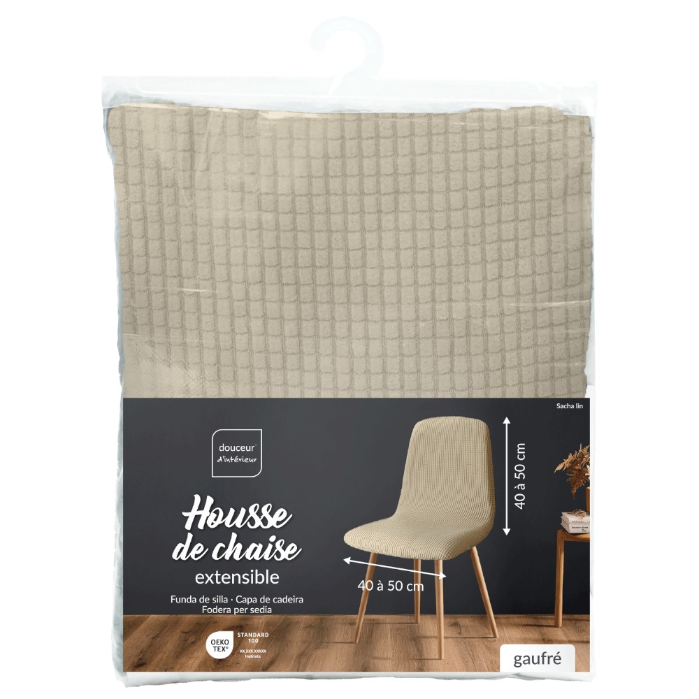 scandinavian-waffled-stretch-polyester-chair-cover-linen-40–50-cm