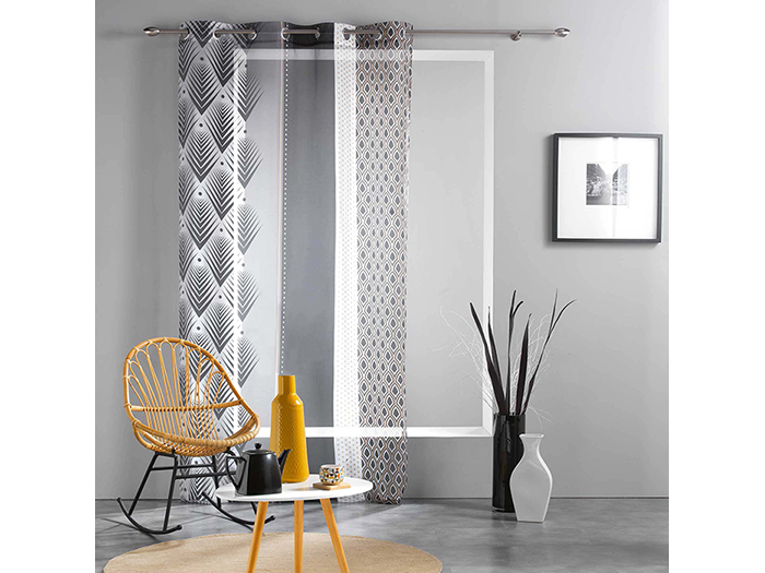 net-curtain-with-eyelets-140-x-240-cm-print-voile-galileo-black