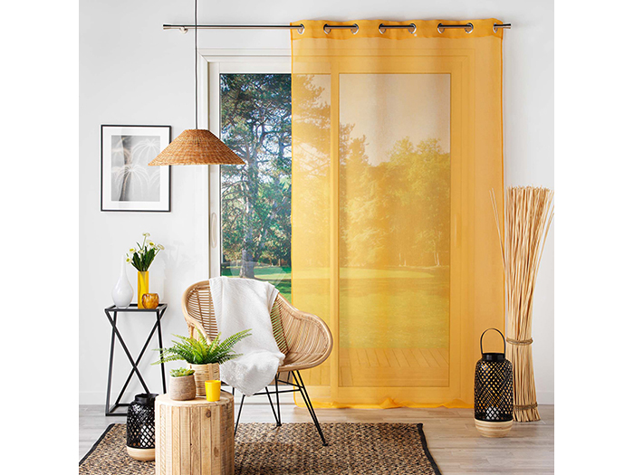 sandra-eyelet-polyester-net-sheer-curtain-mustard-yellow-140cm-x-280cm