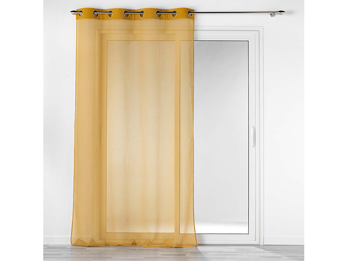 casual-net-velvet-eyelet-curtain-ochre-yellow-140cm-x-240cm