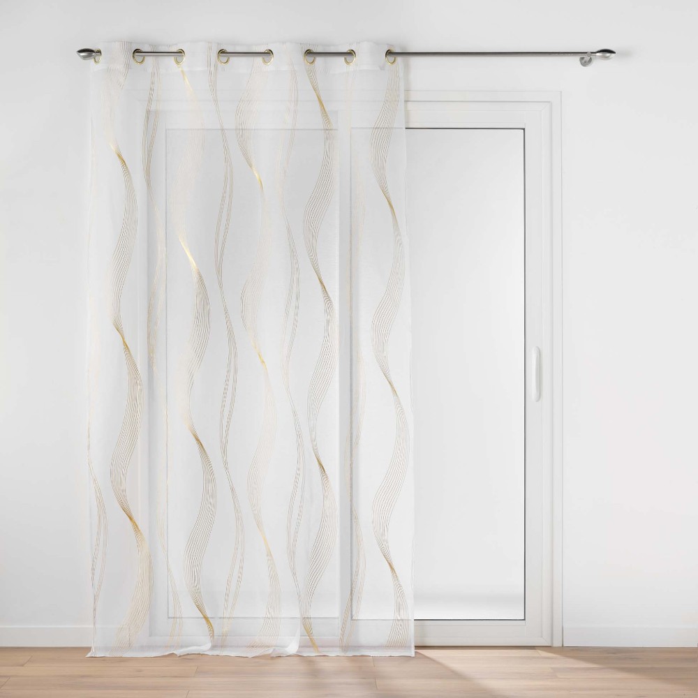 net-curtain-with-eyelets-140-x-280-cm-metallic-sable-voile-elona-gold