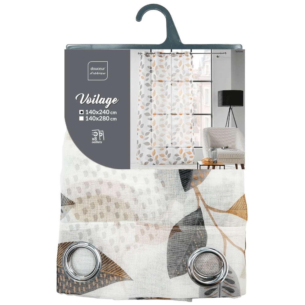 net-curtain-with-eyelets-140-x-240-cm-printed-vahine-sable-voile