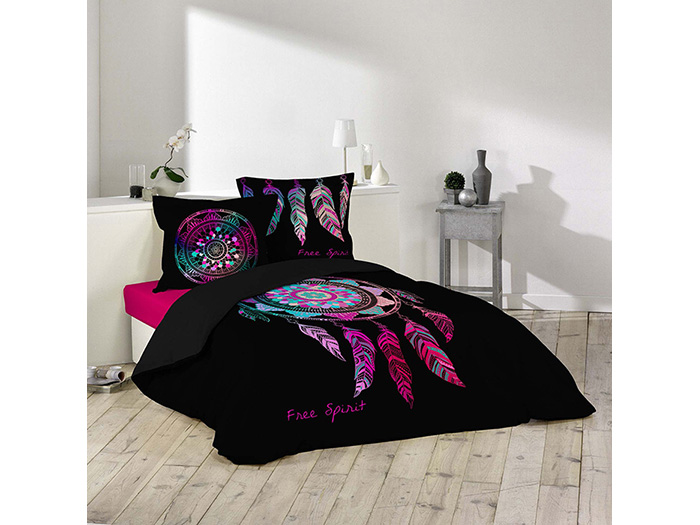 lucky-dream-catcher-print-duvet-cover-set-of-3-pieces-240-x-220-cm-black