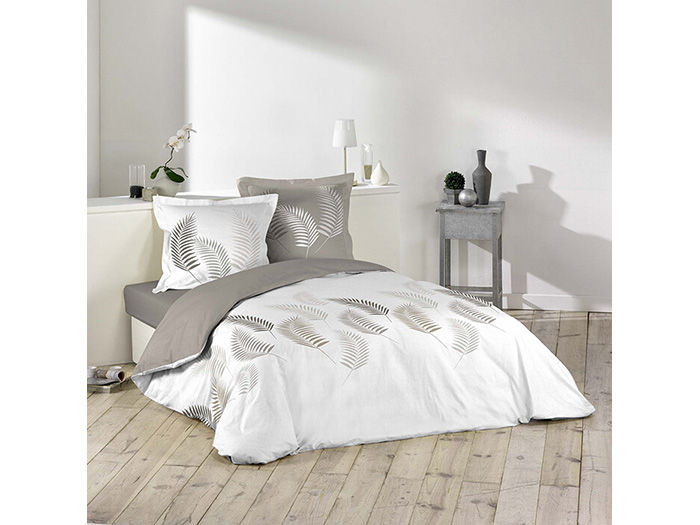 guava-feather-print-cotton-duvet-cover-set-of-3-pieces-240-x-220-cm-white