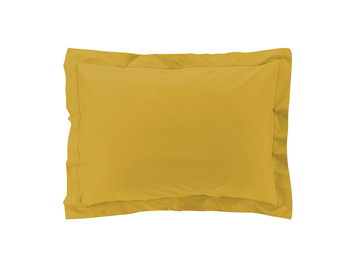 lina-oxford-plain-cotton-pillowcase-cover-ochre-yellow-78-threads-50cm-x-70cm