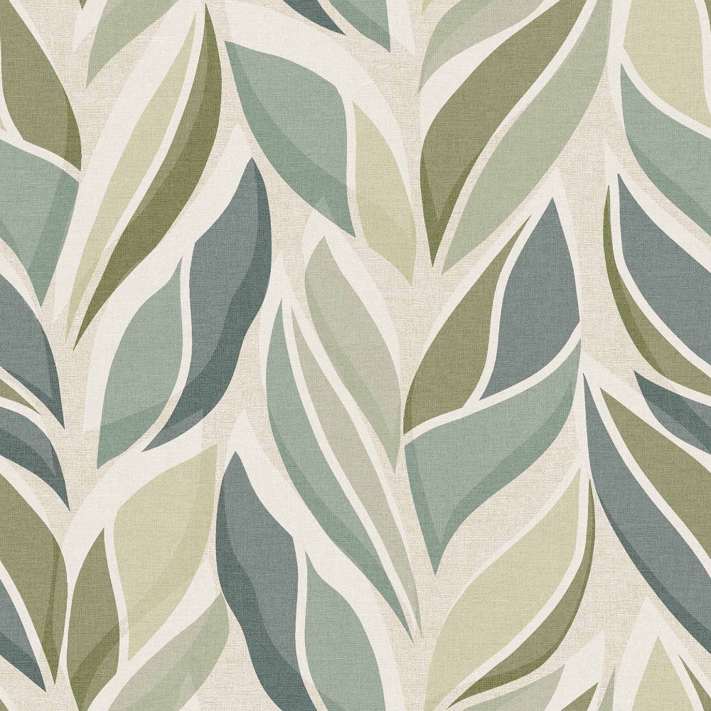 calico-printed-pvc-tablecloth-roll-–-green-leaf-design-–-1-40-×-20-m