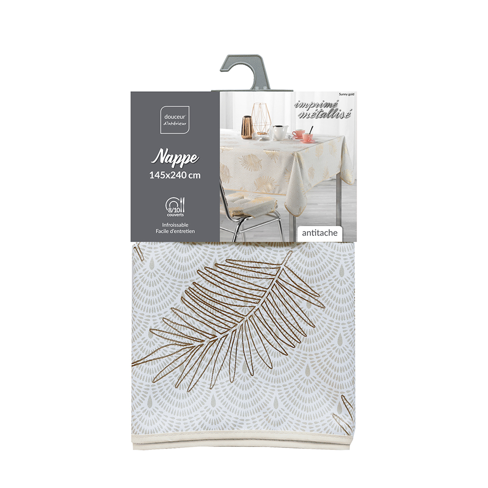 sunny-metallic-printed-polyester-rectangle-tablecloth-white-gold-145cm-x-240cm