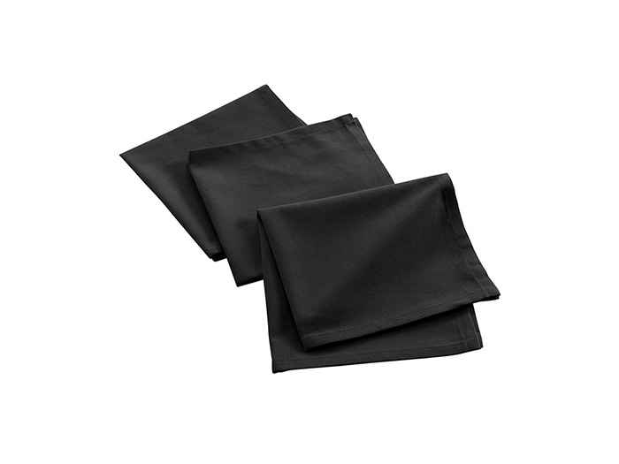 mistral-recycled-cotton-plain-table-napkins-pack-of-3-pieces-black-40cm-x-40cm