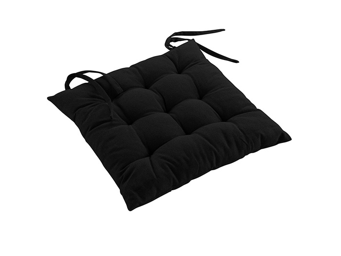 mistral-recycled-quilted-cotton-chair-seat-cushion-black-40cm-x-40cm