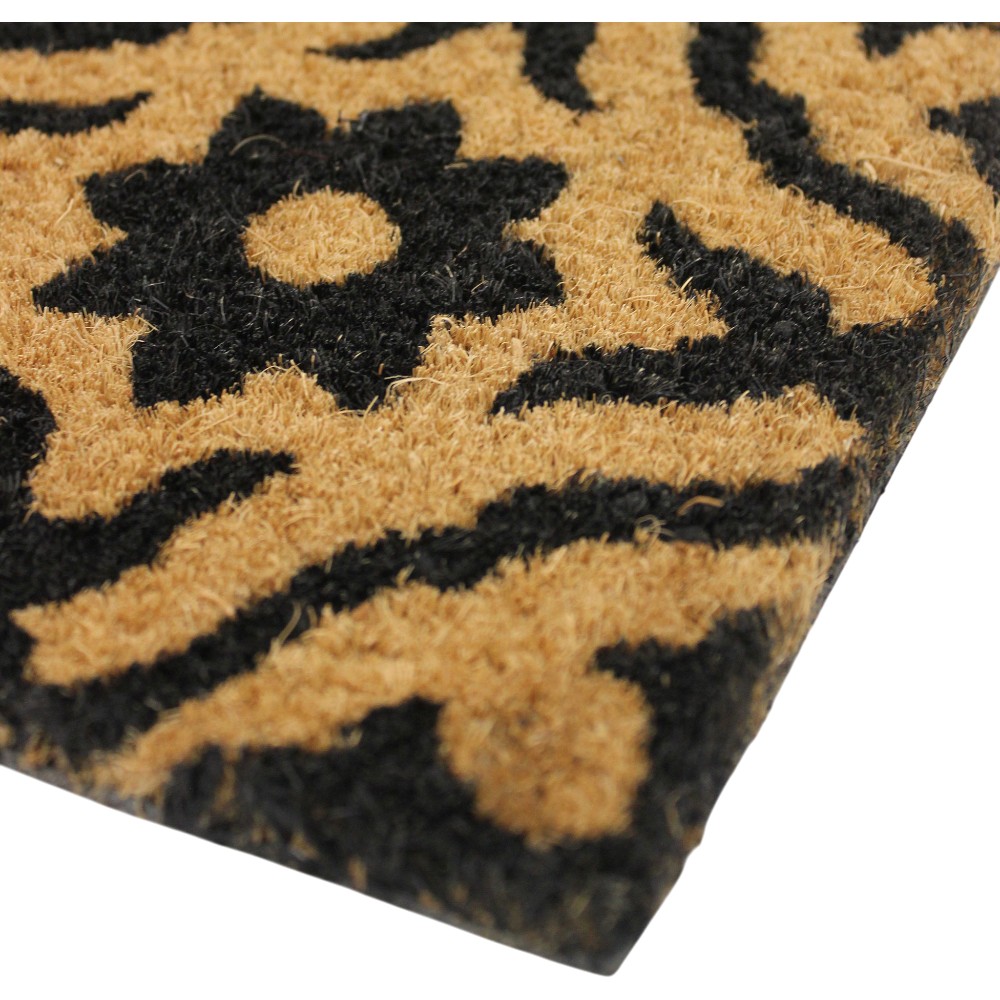 lisbonne-printed-coir-door-mat-black-and-natural-40-×-60-cm