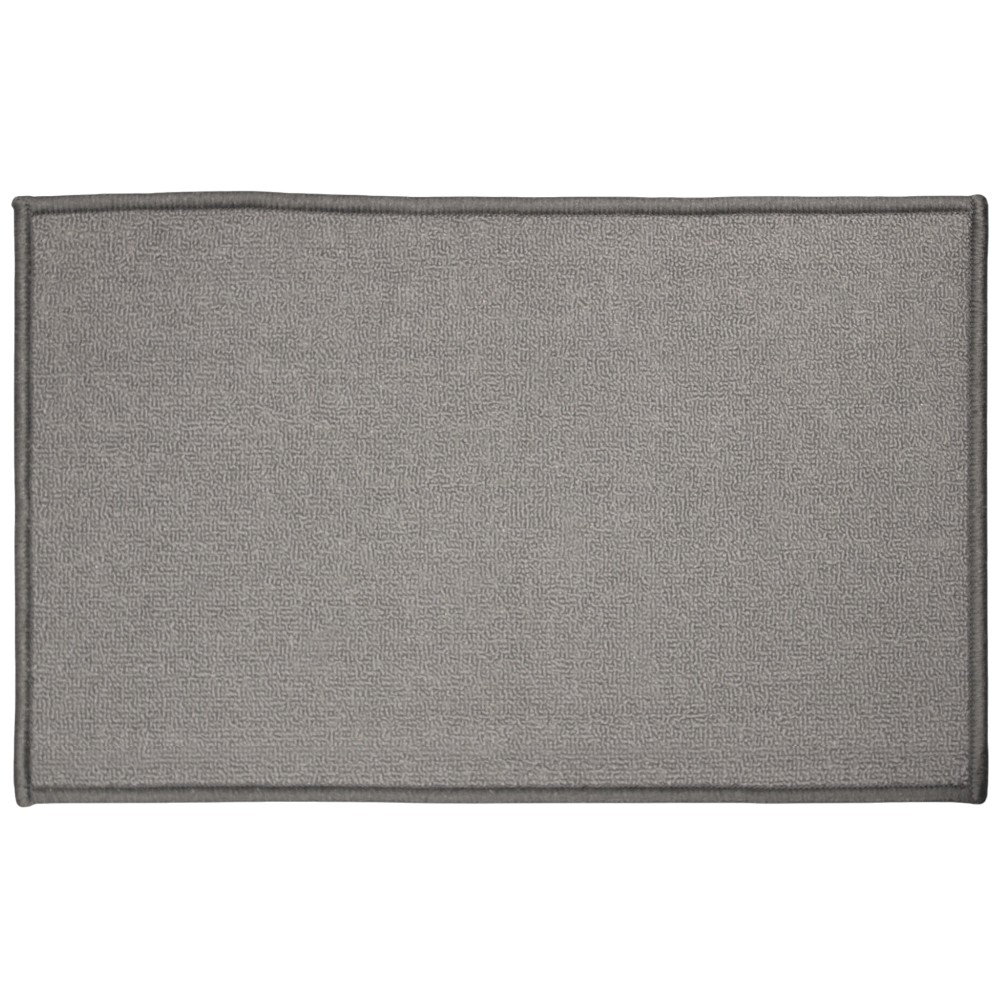 primobis-gris-plain-curly-rectangular-indoor-mat-grey-50-×-80-cm