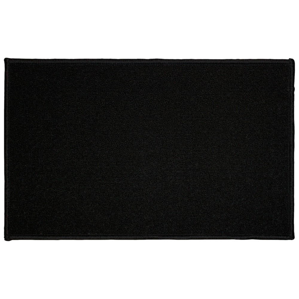 primobis-noir-plain-curly-rectangular-indoor-mat-black-50-×-80-cm