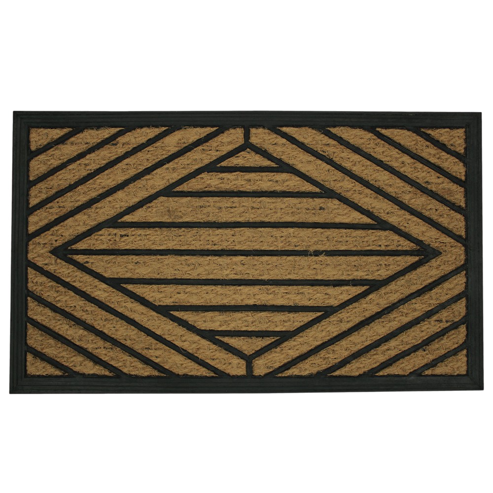 lozys-coir-and-rubber-door-mat-natural-and-black-45-×-75-cm