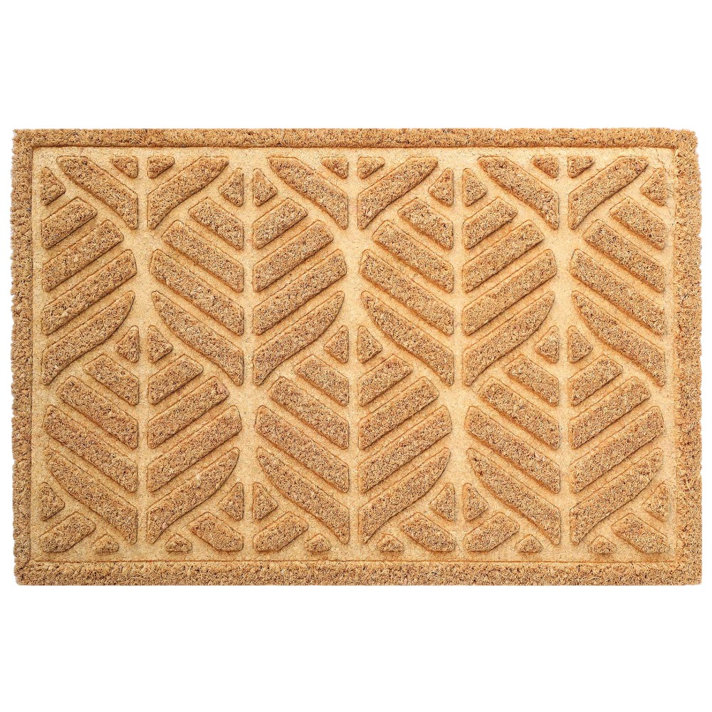 palmette-embossed-coir-door-mat-natural-40-×-60-cm