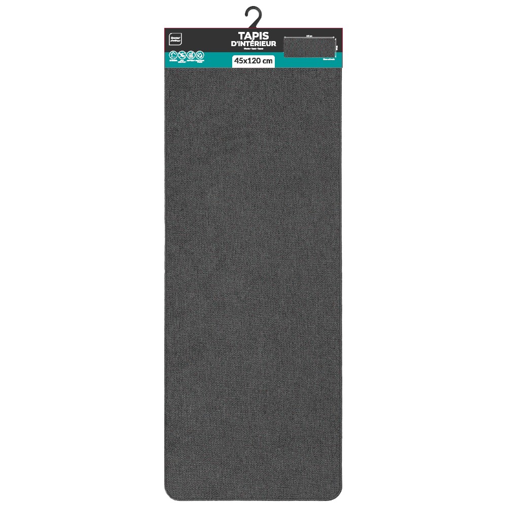 simeo-plain-woven-rectangular-runner-mat-charcoal-grey-45-×-120-cm