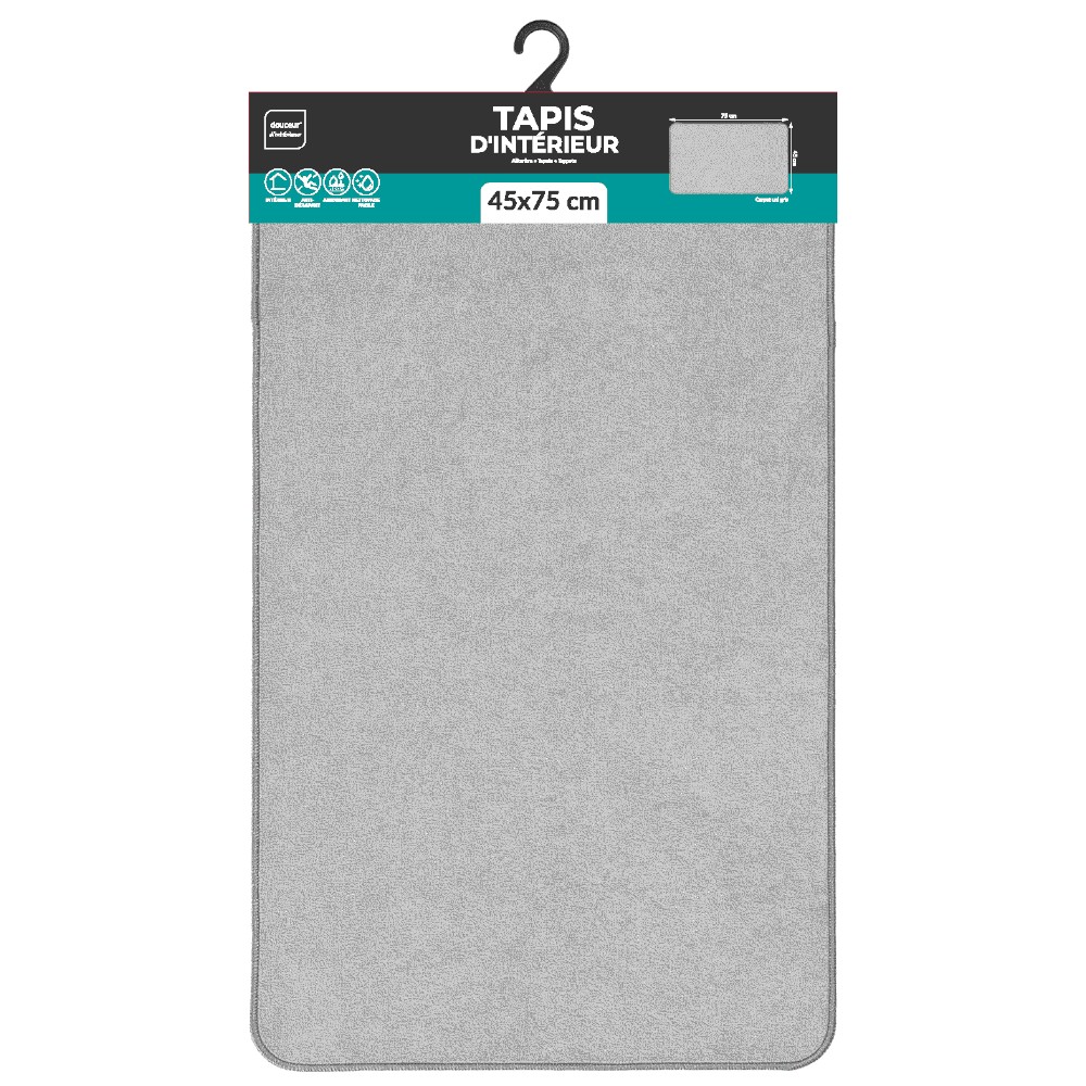 carpetuni-gris-plain-velvet-indoor-mat-grey-45-×-75-cm