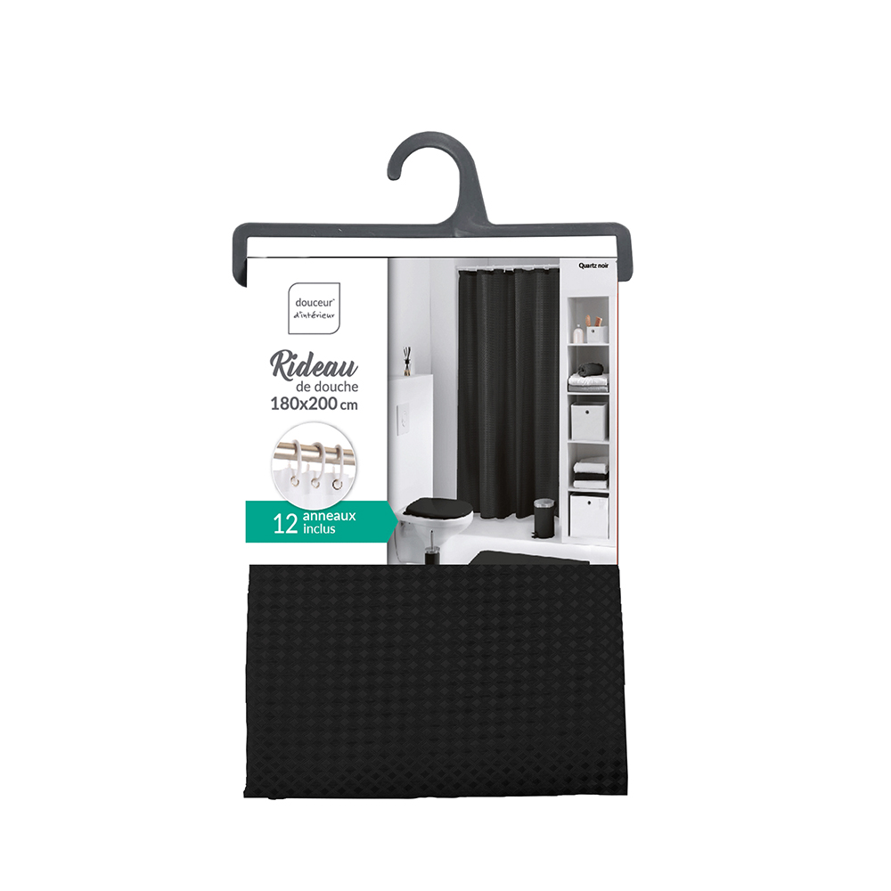 quartz-jacquard-shower-curtain-with-hooks-black-180cm-x-200cm